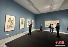 黄永玉晚年近150件作品亮相广东美术馆新馆